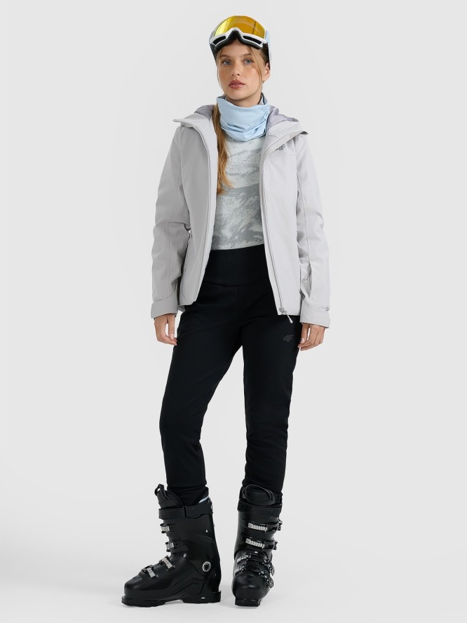 4F Kurtka narciarska membrana 5000 damska - szara L