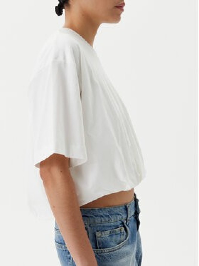 PINKO T-Shirt Torrone 104257 A2F8 Biały Regular Fit