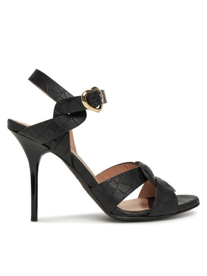 LOVE MOSCHINO Sandały JA16069G1MIB0000 Czarny