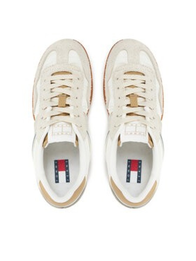 Tommy Jeans Sneakersy The Greenwich Mix Media EN0EN02730 Beżowy