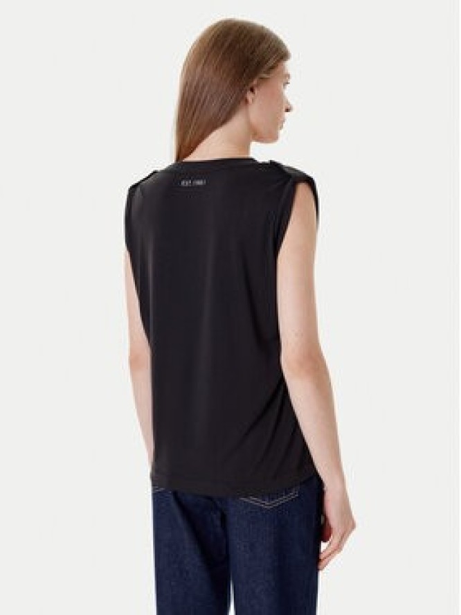 Guess Bluzka W5YP52 KCYW2 Czarny Regular Fit