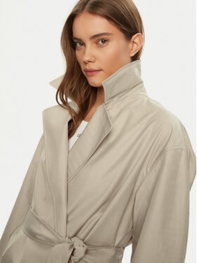 Calvin Klein Trencz 00040WL546 Beżowy Regular Fit