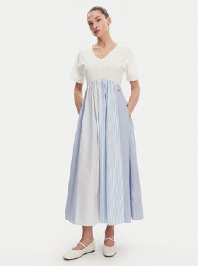 Weekend Max Mara Sukienka codzienna Brozno 2515621082 Biały Relaxed Fit