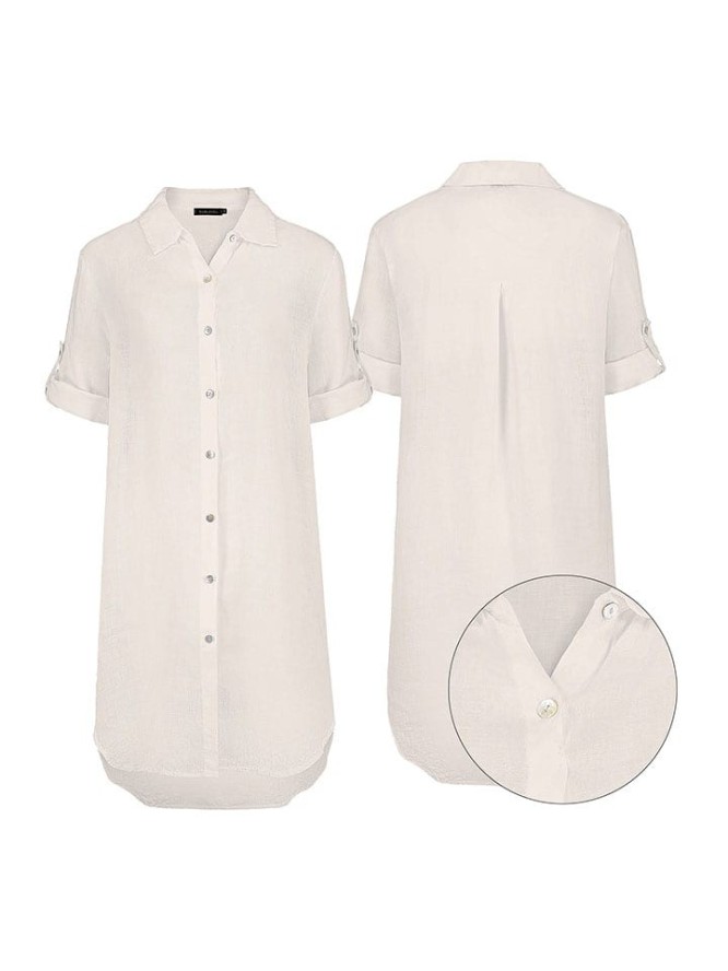 Eight2Nine Sukienka w kolorze beżowym rozmiar: M/L