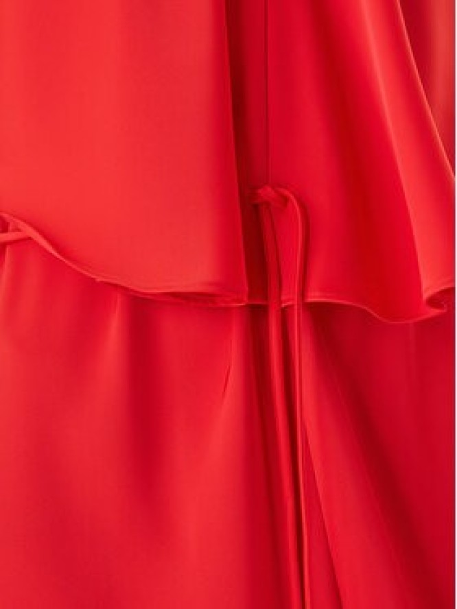 LOLA CASADEMUNT Sukienka letnia M2 Concrete Jungle MS2616023 Czerwony Regular Fit