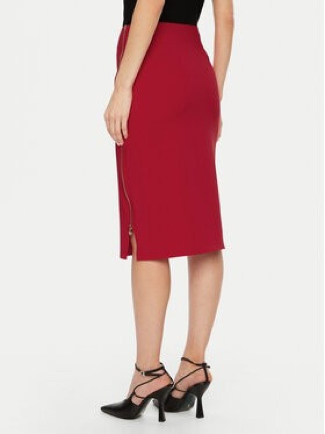 Rinascimento Spódnica ołówkowa CFC0121919003 Czerwony Regular Fit