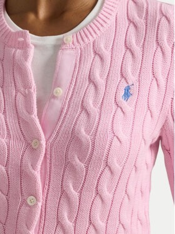Polo Ralph Lauren Kardigan 211971868010 Różowy Slim Fit