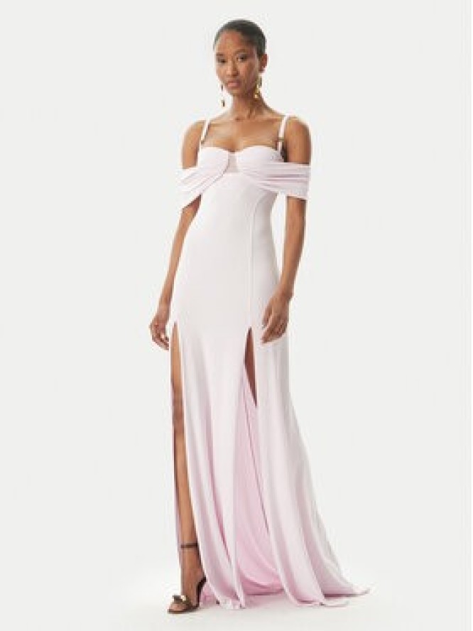 Elisabetta Franchi Sukienka wieczorowa AB-R08-51E2-V800 Różowy Regular Fit