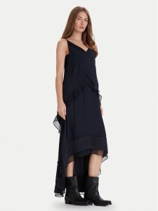 BOSS Sukienka koktajlowa Dekalya 50542856 Granatowy Regular Fit