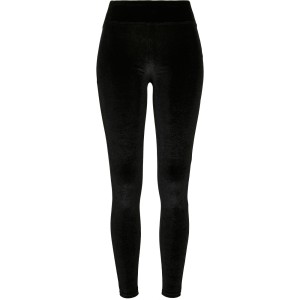 Damskie legginsy z wysoką talią Urban Classics velvet