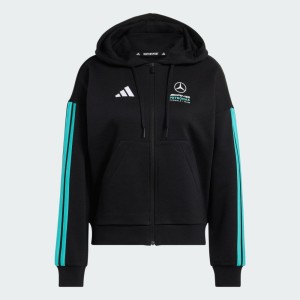 BLUZA Z KAPTUREM MERCEDES - AMG PETRONAS FORMULA 1 TEAM DNA FULL ZIP
