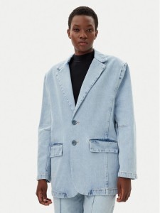 Liu Jo Marynarka UA5210 D4854 Błękitny Relaxed Fit