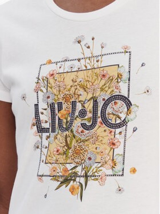 Liu Jo T-Shirt WA6493 JS923 Biały Regular Fit