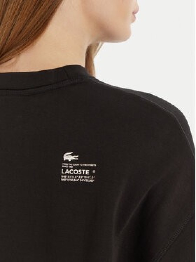 Lacoste Bluza SF5614 Czarny Oversize