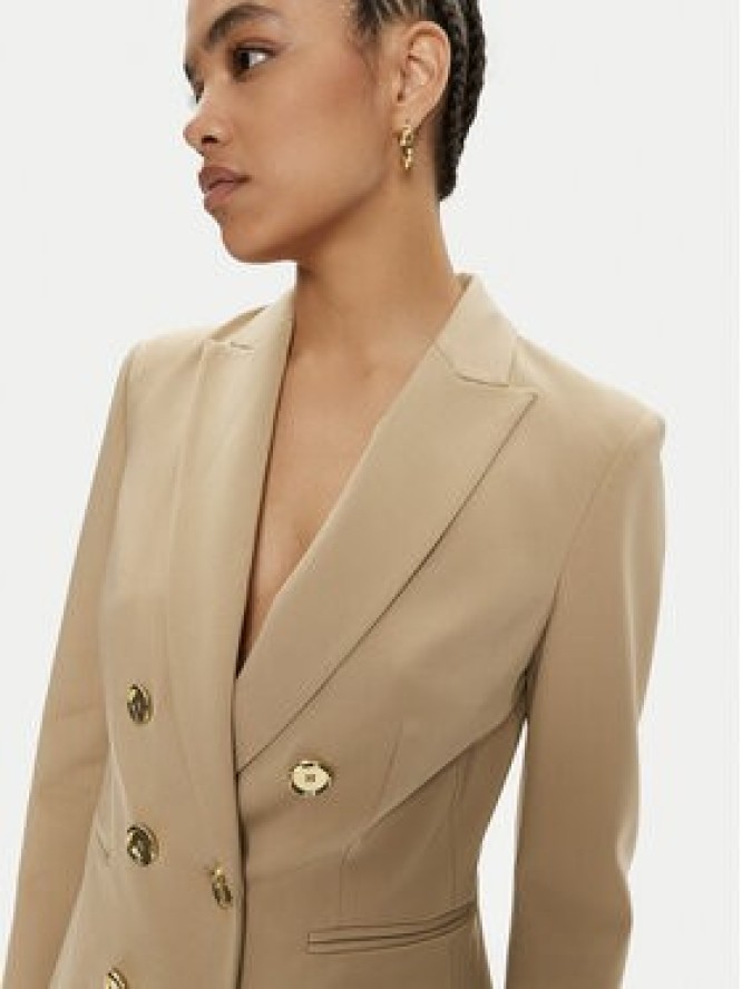 Pinko Marynarka Alexia 100256 A1L3 Beżowy Regular Fit