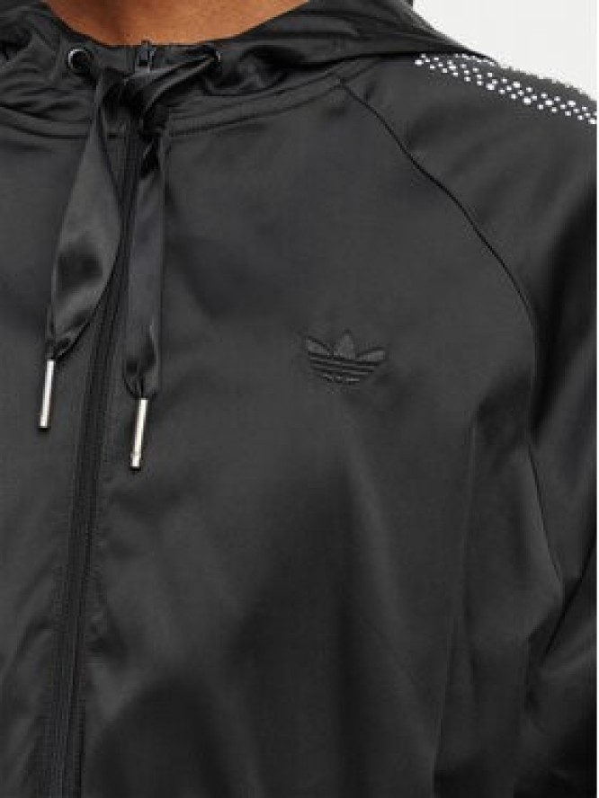 adidas Bluza Pearl Cropped KC7864 Czarny Loose Fit