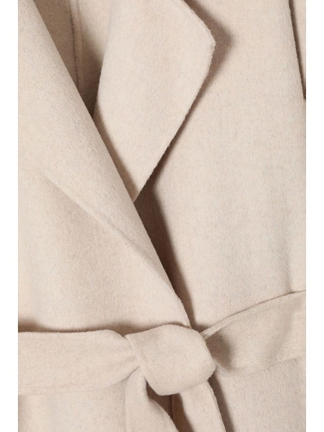 TATUUM Wełniany płaszcz w kolorze beżowym rozmiar: L