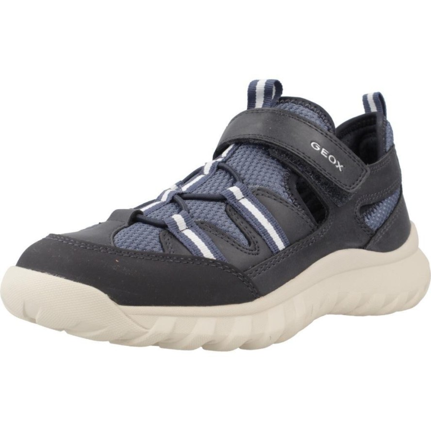 Sandały GEOX J SIMBYOS BOY Niebieski