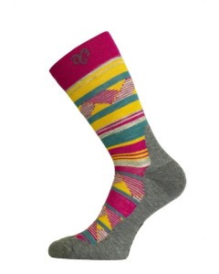 Skarpety trekkingowe Lasting WLI 80% Merino Wool Różowy (408) S (34-37)