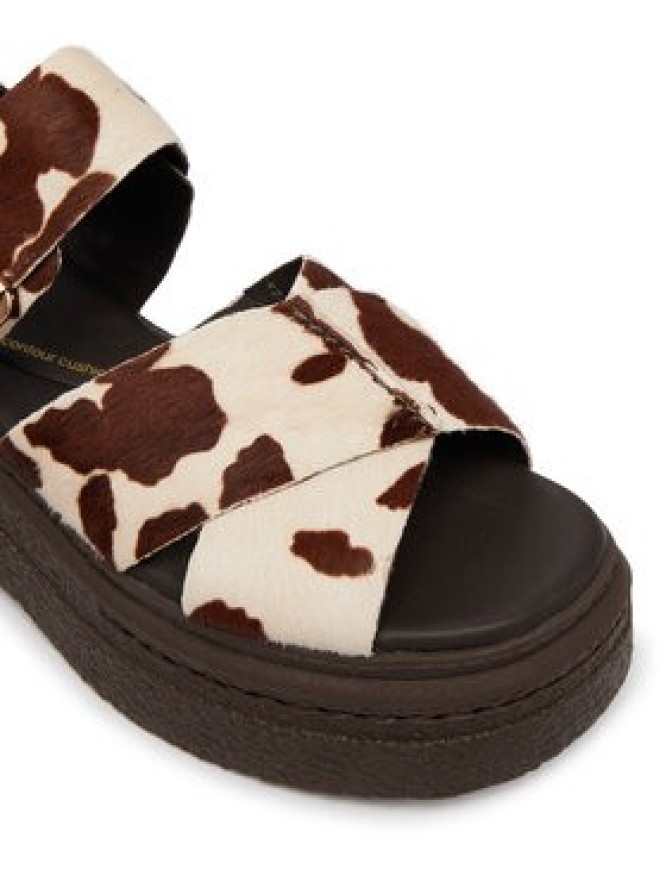 Clarks Sandały Evamar Wish 26185891 Brązowy