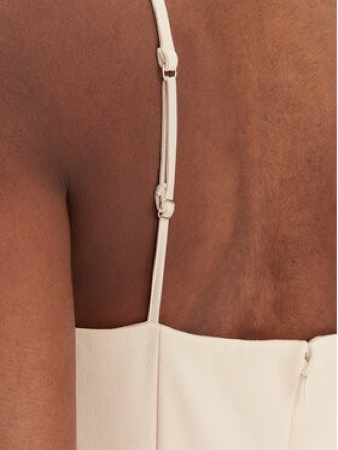 Guess Sukienka koktajlowa W6RK0G KC9O0 Beżowy Regular Fit