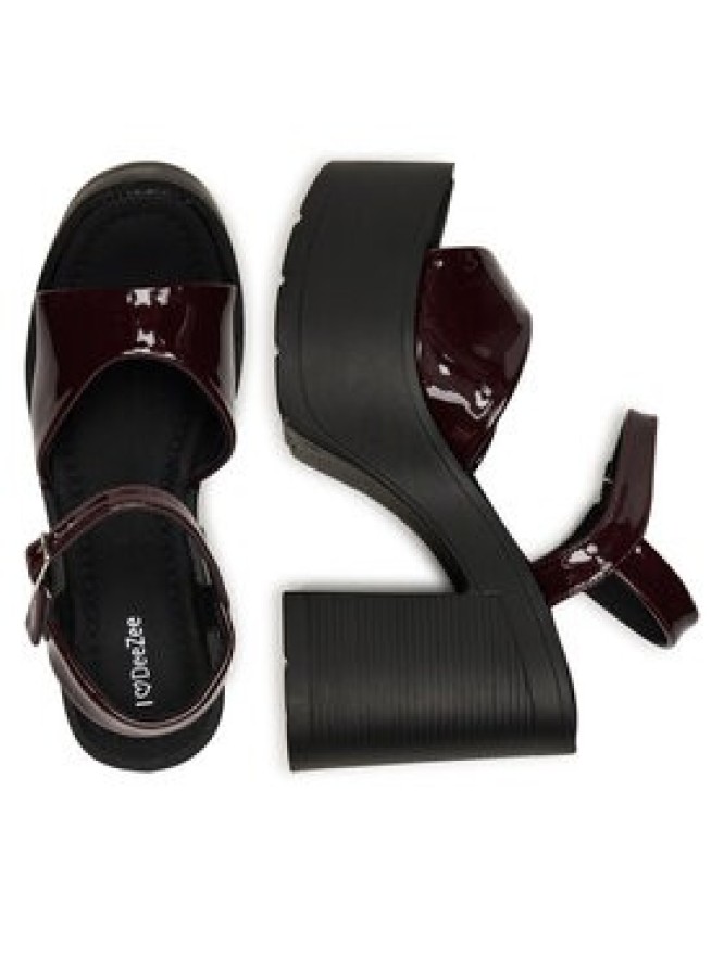 DeeZee Sandały ZB8358-1 Bordowy