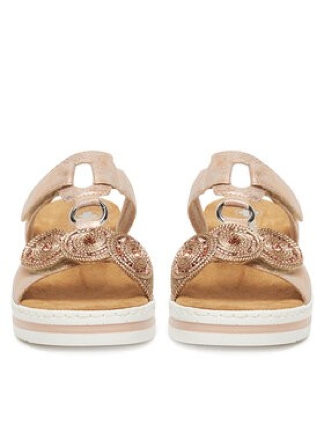 Rieker Klapki CEO-V0200-90 Różowy