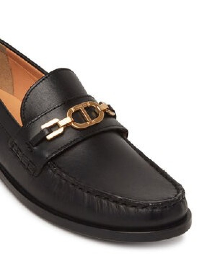 TWINSET Mokasyny 251TCP130 Czarny