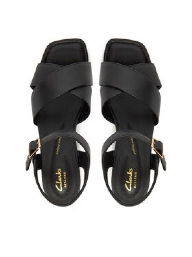 Clarks Sandały Serina35 Cross 26181343 Czarny