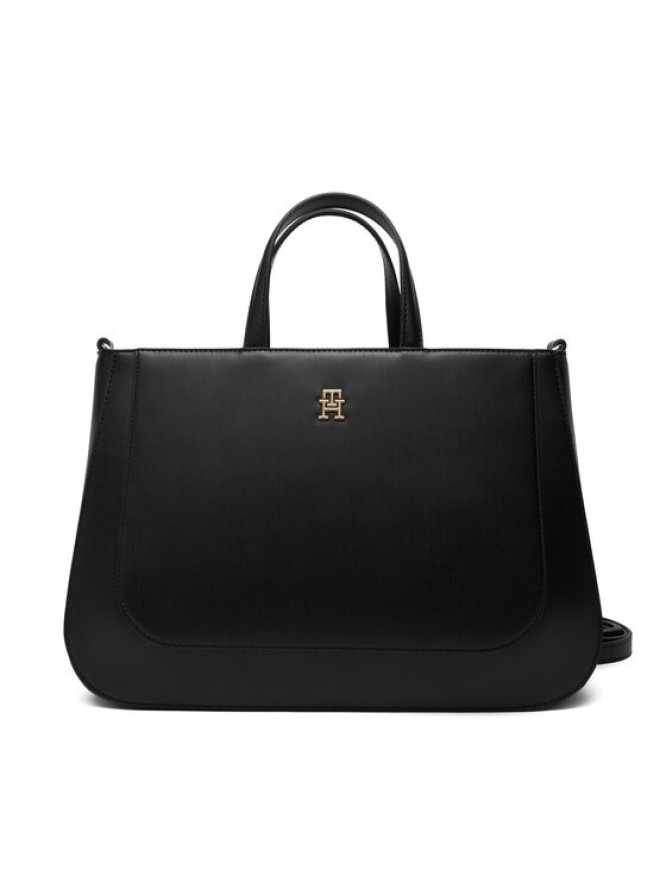 Tommy Hilfiger Torebka Th Glam Satchel AW0AW18145 Czarny