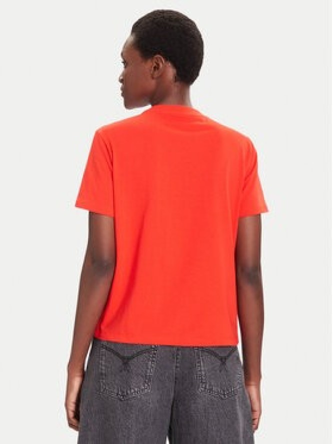 Calvin Klein Jeans T-Shirt Classic Monogram LV047D874G Czerwony Relaxed Fit