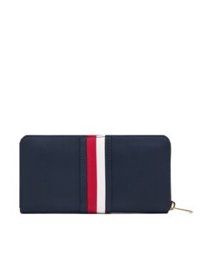 Tommy Hilfiger Portfel Th Icon Lrg Za Nylon Corp AW0AW19165 Granatowy