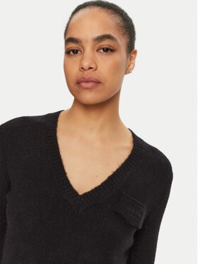 Liu Jo Sweter WF4431 MA49P Czarny Regular Fit