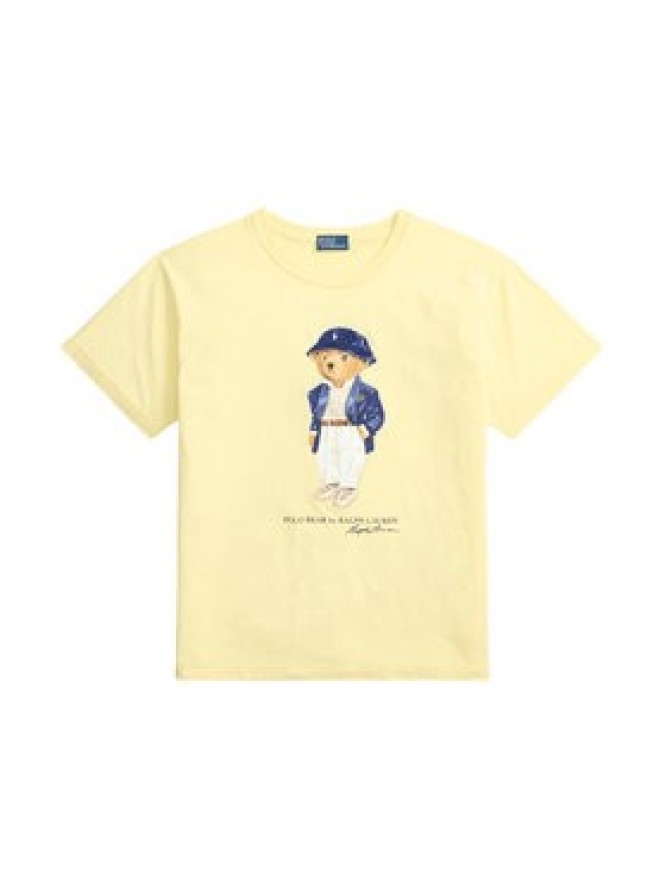 Polo Ralph Lauren T-Shirt 211B17792001 Żółty jasny Regular Fit