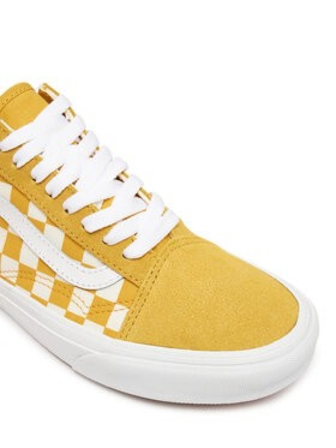 Vans Tenisówki Old Skool Checkerboard VN000DB3ZX71 Żółty