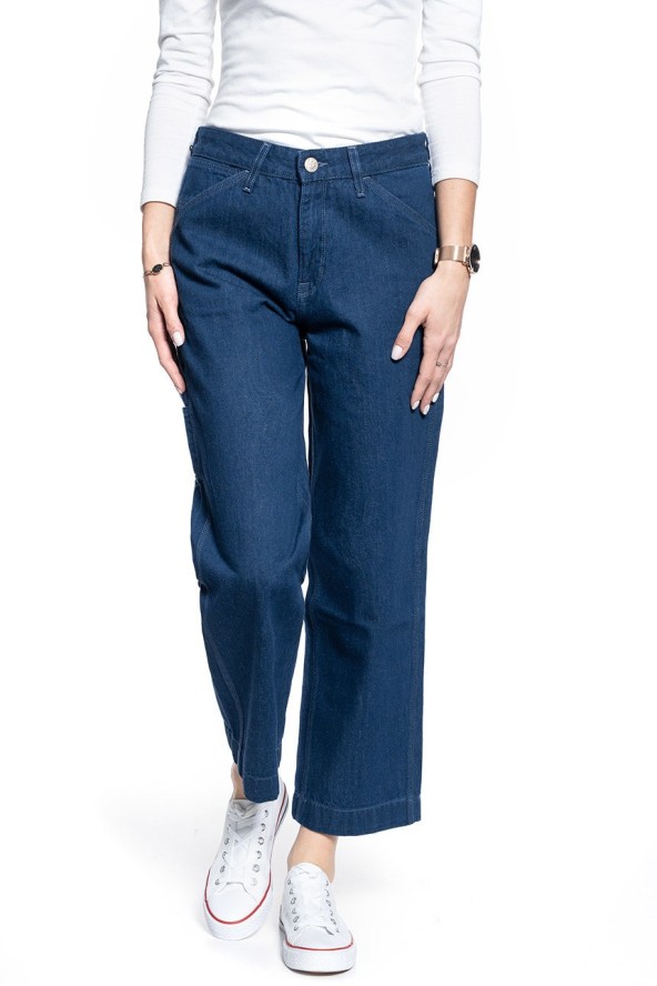 DAMSKIE SPODNIE JEANSOWE LEE WIDE LEG CARPENTER L31HKEIV 112107142