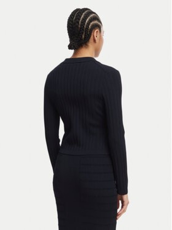 Guess Kardigan W5YR11 Z0130 Granatowy Regular Fit
