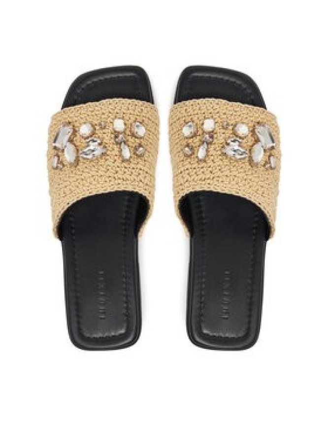 Inuikii Klapki Woven Strap Stones 70104-367 705 Beżowy