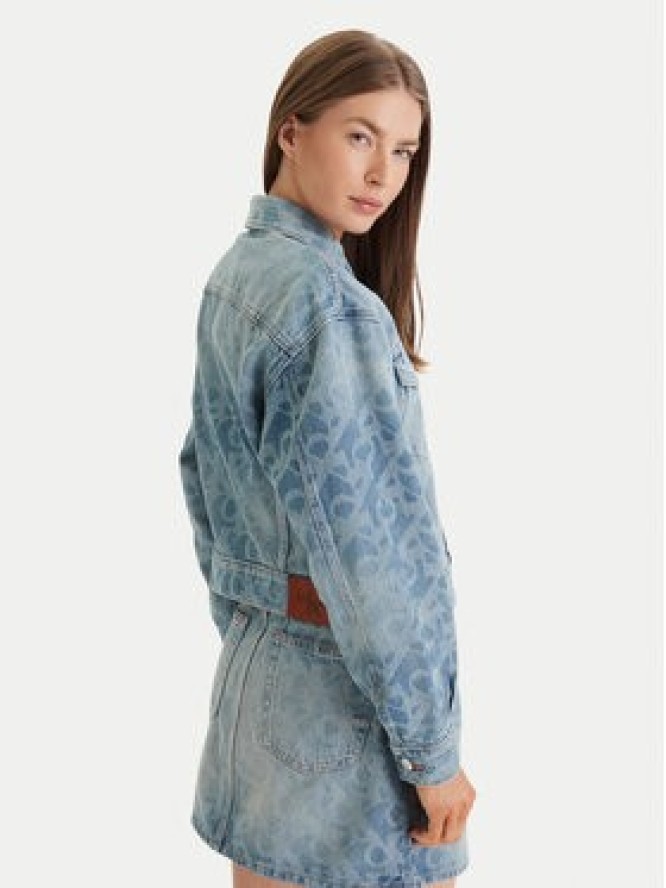 Calvin Klein Jeans Kurtka jeansowa LV047F677G Niebieski Regular Fit