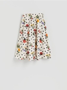 Spódnica we wzór - wielobarwny