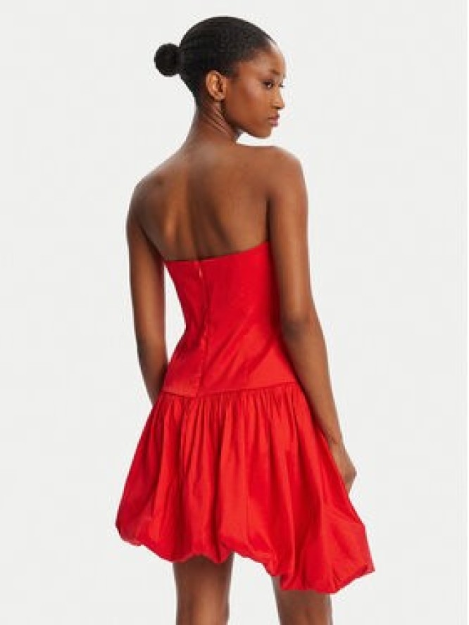 Bardot Sukienka koktajlowa Alyna Straples Mini 59981DB Czerwony Slim Fit
