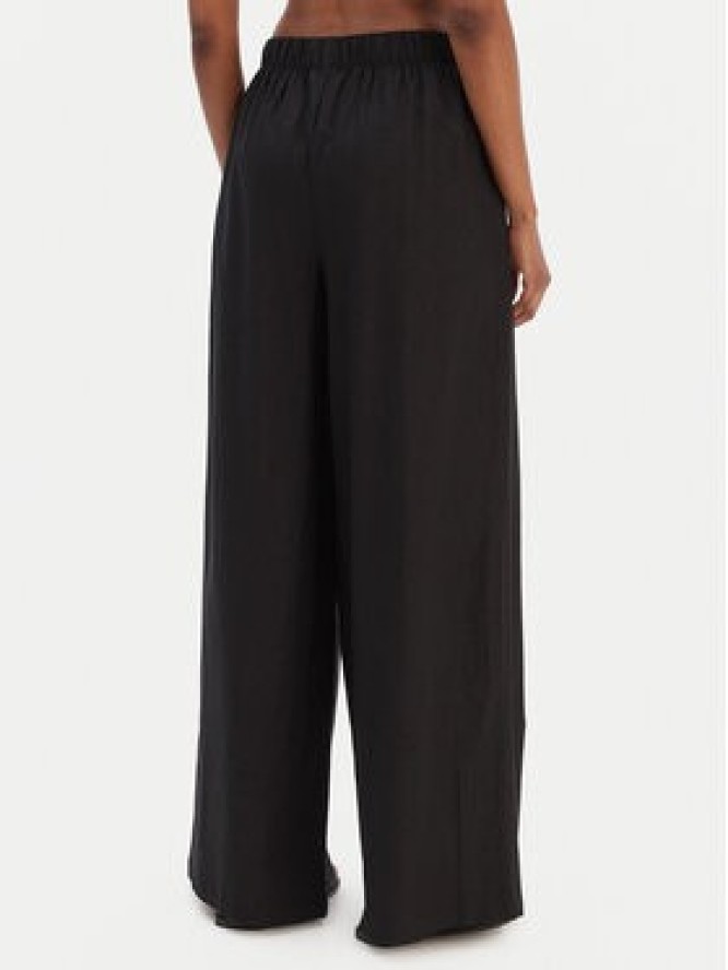 Seafolly Spodnie materiałowe Palermo 55549-PA Czarny Wide Leg