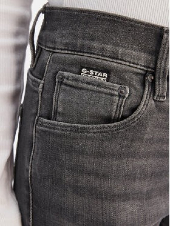 G-Star Raw Jeansy D05175-A634 Szary Skinny Fit