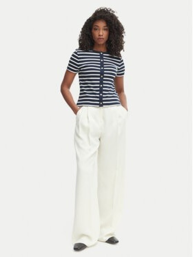 Tommy Hilfiger Bluzka WW0WW48709 Granatowy Slim Fit