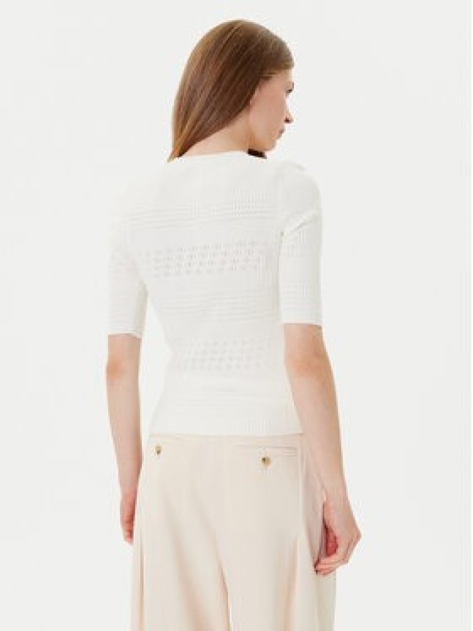 TWINSET Sweter 252TP3240 Beżowy Regular Fit