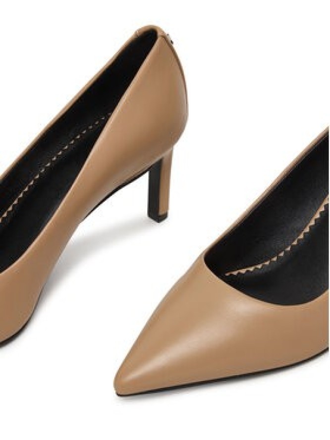 HUGO Czółenka Devany_1 50557663 Beżowy