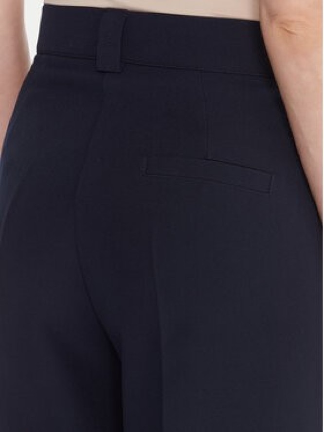 Maryley Spodnie materiałowe 25IB563/43BL Granatowy Regular Fit