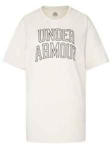 Under Armour T-Shirt Ua Rival Campus 6007883 Écru Oversize