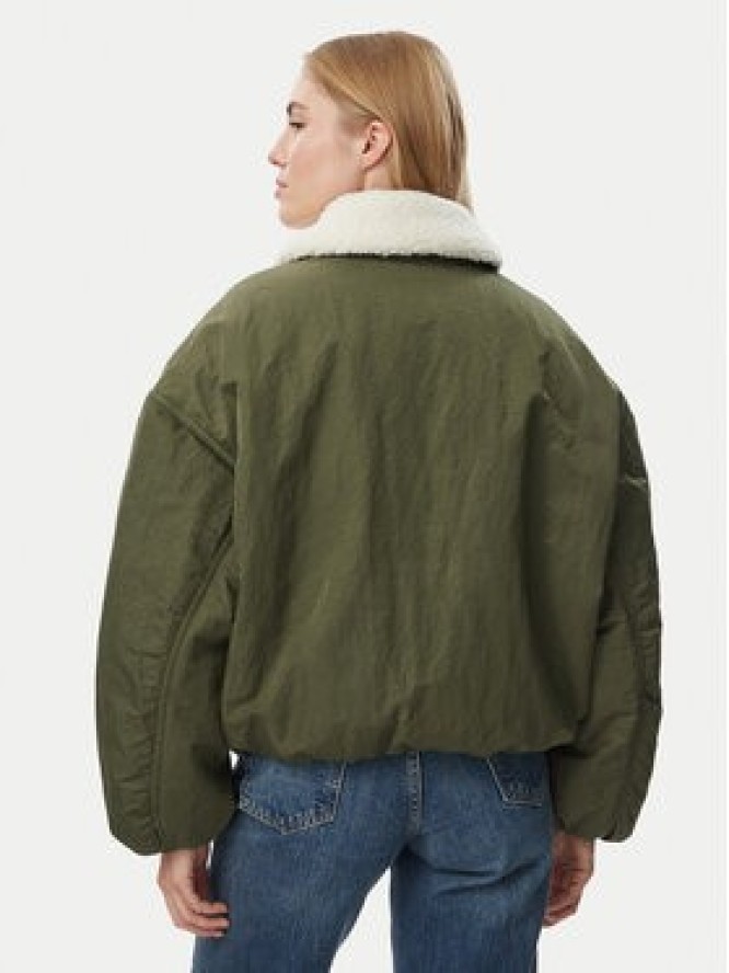 Tommy Jeans Kurtka przejściowa DW0DW23413 Zielony ciemny Relaxed Fit