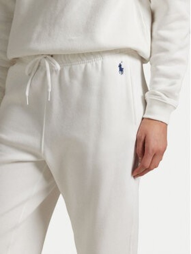 Polo Ralph Lauren Spodnie dresowe Prl Flc Pnt 211943009001 Biały Regular Fit